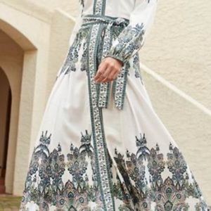 Maxi Dress, Long Sleeve, Pockets, Boho, Linen Vacation, Wedding, Date Night